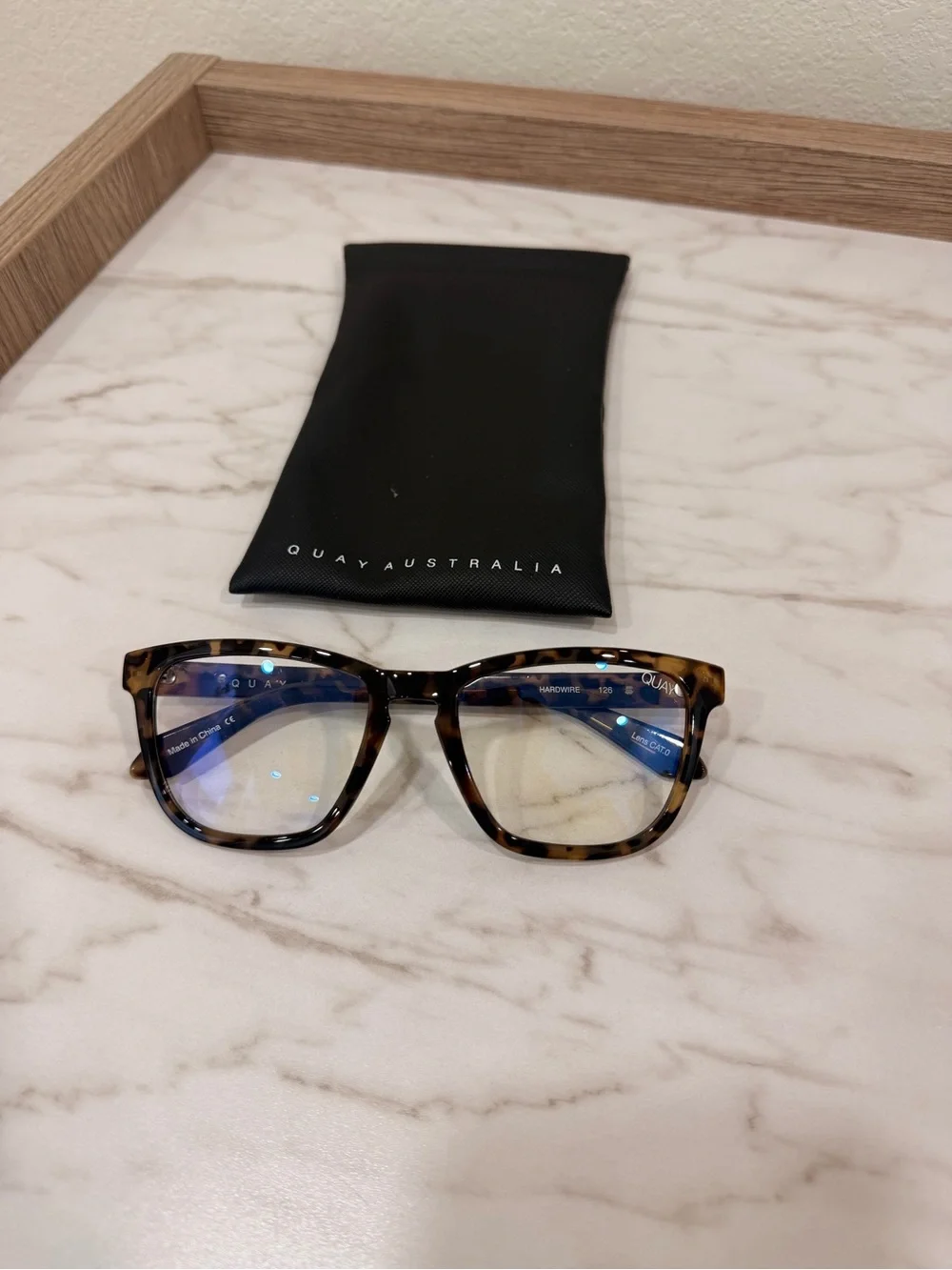 Quay Australia Women’s Tortoiseshell Blue-Light Blocking Glasses